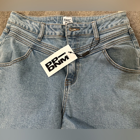 Princess Polly Light Wash “Leila Yolk Mom Jean” Sz-4 - Picture 14 of 14